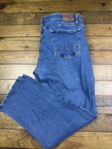 Orvis Pants Mens 40x30 Blue Denim Jeans Outdoors Straight Western Casual Adult - Picture 1 of 8
