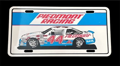 Vintage Sterling Marlin #44 Piedmont Air Lines NASCAR License Plate - Image 1 of 2