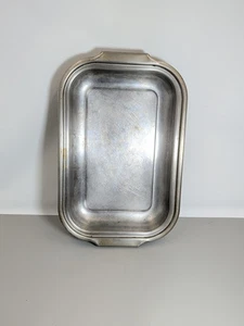 FARBERWARE Padella in Acciaio Inox 17" X 11" Made in New York Vintage USA - Foto 1 di 7