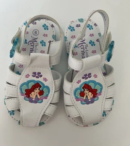Vintage Y2k Disney The Little Mermaid Sandals Size 6 - Picture 1 of 6