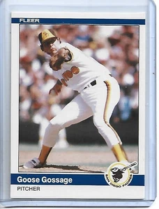 Goose Gossage 1984 Fleer Update Baseball Card #U-44-San Diego Padres - Picture 1 of 2