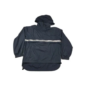 Vintage Calvin Klein Jeans Men's Size Medium 1/2 Zip Anorak Windbreaker Spellout - Picture 1 of 9