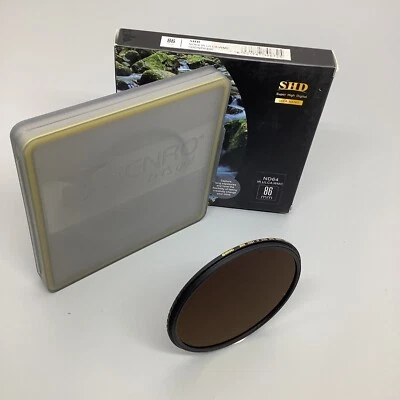 Benro Master 86mm 6-stop (ND64 / 1.8) Solid Neutral Density Filter - Image 1 of 4