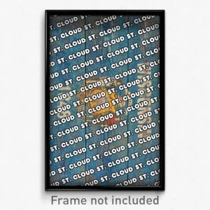 St. Cloud Wisconsin Poster (WI City Souvenir 11x17 Town Print) - Imagen 1 de 1