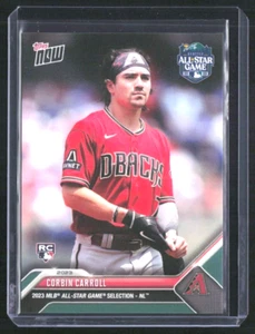 Corbin Carroll 2023 Topps Now All Star Fanfest Exclusive #ASG-CC Green Border SP - Picture 1 of 2