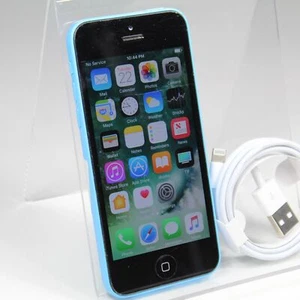 Unlocked Vintage Apple iPhone 5C A1456 Smartphone Blue 16GB 4G LTE Collectible - Photo 1 sur 3
