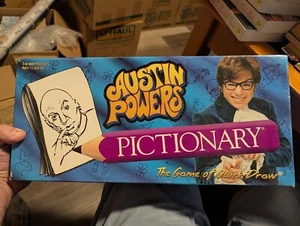 PICTIONARY AUSTIN POWERS Edition 100% COMPLETE UNPLAYED 2002 Yeah! Baby! - Picture 1 of 21