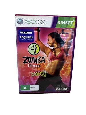 Xbox 360 Game Kinect Zumba Fitness Join the Party Manual PAL Included Very GC - Image 1 of 4