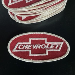 Vintage Logo Red Chevrolet iron on or sew on patch - 4" x 2" - Picture 1 of 3