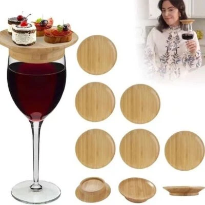 Wine Glass Charcuterie Topper Wine Glass Charcuterie BoardRed Wine Glass Coaster - image 1 of 4