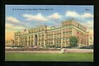 Pennsylvania PA postcard Wilkes-Barre, G.A.R. Memorial High School linen Mebane