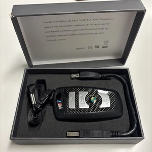 GENUINE BMW M Carbon USB Key Stick, Lanyard, 8GB Memory, 80232212807 | New - Afbeelding 1 van 3