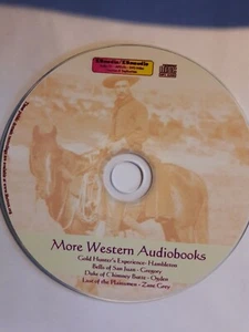 MORE Western unabridged Audiobooks Mp3 CD - 12+Hrs Gold hunters, San Juan, Butte - Foto 1 di 1