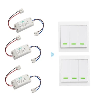 433Mhz Funk Ein-/Ausschalter Empfänge Modul 230V DIY Wandschalter Lichtschalter - Bild 1 von 4