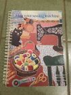 HUG YOUR SEWING MACHINE Vintage Sewing Planner Ring Bound Grid Note Book 1992