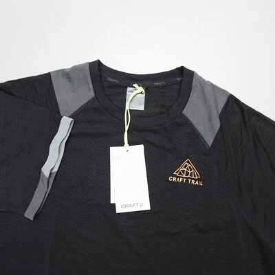 Camiseta Craft Pro Trail Fuseknit S/S Pizarra-Flex Absorción Secado Rápido Ajuste Ajustado Talla L Foto 1 de 4