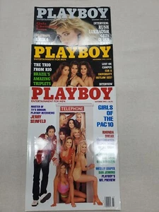 PLAYBOY MAGAZINES Vintage 1993 Lot Of 3 Months VGC! - Picture 1 of 7