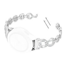 Watch Strap for Garmin Vivoactive 4S /Vivomove 3S Wristband Bracelet Silver