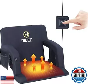 Nice C Heated Stadium Seat, Stadium Seats with Back Support, Bleacher Chairs - Picture 1 of 5