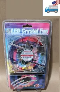 NEW Evercool Crystal 120mm Multi-Color LED Ball Bearing PC Case Cooling Fan - Picture 1 of 15
