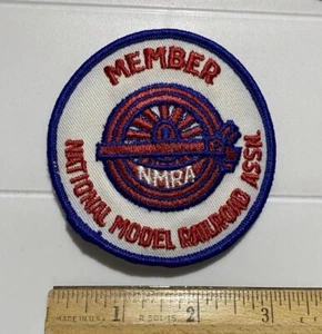 National Model Railroad Association NMRA 3.25” Round Embroidered Patch Badge - Picture 1 of 3