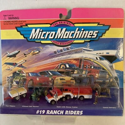 Micro Machines #19 Ranch Riders Vehicles Galoob 75030 - Image 1 of 4