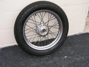 1999 - 2010 Suzuki GZ250 Marauder Front Wheel with Metzeler 110/90-16 Tire - Picture 1 of 8