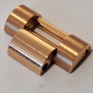 ROLEX 14mm President link 18ct ROSE GOLD brand new - Picture 1 of 8