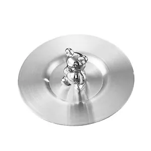 Stainless Steel Bear Cup Cover Reusable Tea Coffee Cup Lid Bear Mug Cover for... - Picture 1 of 9