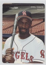 1995 Mother's Cookies California Angels Stadium Giveaway Chili Davis #5
