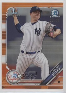 2019 Bowman Chrome Prospects Orange Refractor /25 Mike King Michael #BCP-162