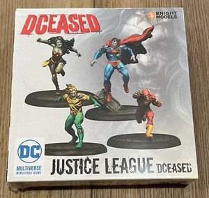 JUSTICE LEAGUE DCEASED DC UNIVERSE Knight Models 4 miniatures - Picture 1 of 6