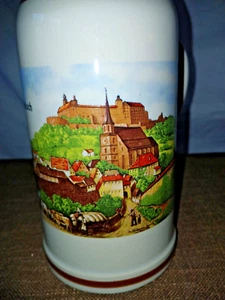 Bierkrug Maßkrug mit Stadtansicht von Alt Kulmbach vom Studio Wagner - Bild 1 von 10