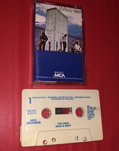 THE WHO Who's Next Cassette Tape MCA rock - Imagen 1 de 4