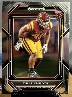 2023 Panini Football Draft Picks #171 Tuli Tuipulotu ROOKIE Los Angeles Chargers - Image 1 of 2