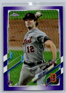 2021 Topps Chrome Update #USC73 Casey Mize Purple Refractor - Picture 1 of 2