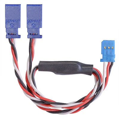 Servo Y Kabel Futaba 0.34 qmm verdrillt Silikon 300mm partCore 130024 - Bild 1 von 2