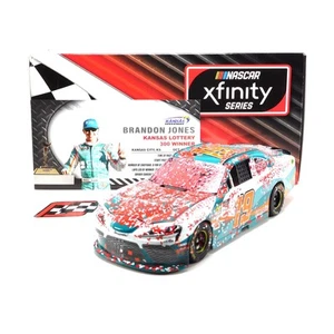 Brandon Jones 2019 Flow Tech Kansas Win 1:24 Nascar Diecast - Picture 1 of 4