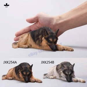 JXK 1/6 Lying German Shepherd Model Animal Figure Collection Decor Kids Toys - Picture 1 of 24