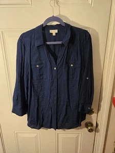 Vintage Established 1962 Size XL Rayon Button Down Top Blouse  - Picture 1 of 4