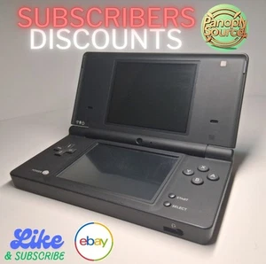 Original System - Console Nintendo DS Lite - noir - Retro Gaming - Fast Shipping - Picture 1 of 9