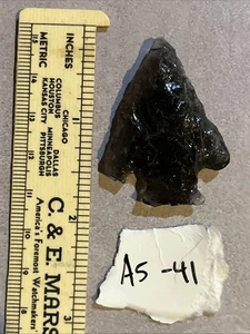 Auténtica punta de flecha de obsidiana noroeste/suroeste/sur de CA Estate Find A5-41 - Imagen 1 de 2