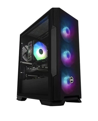 PCSPECIALIST Icon 240 Gaming PC, AMD Ryzen 5 RTX 4060 , 1 TB SSD, 16 GB RAM NEW! - Image 1 of 4
