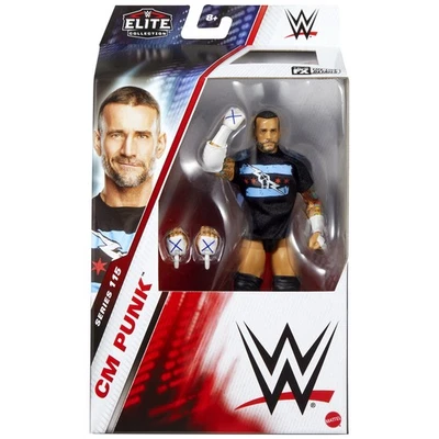 CM Punk - WWE Elite 115 Mattel Toy Wrestling Action Figure - Image 1 of 3