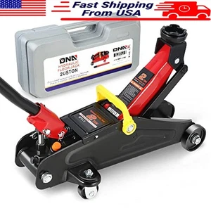 Hydraulischer Wagenheber 2 Tonnen Kapazität niedriges Profil 5,1"-13" schwarz DNA Werkzeuge neu - Bild 1 von 7