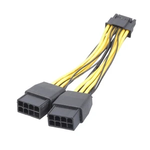 Double 8Pin 6+2PIN to 16Pin 12+4Pin Power Adapter Cable for 12VHPWR RTX4070 - Afbeelding 1 van 8