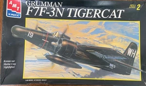1/48 Scale AMT, Grumman F7F-2/2N Tigercat, Model Kit #8844 - Picture 1 of 4