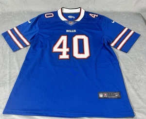 Buffalo Bills Von Miller #40 maglia uomo XXL Nike NFL blu - Foto 1 di 16