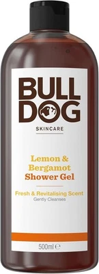 Bulldog Skincare Lemon & Bergamot Shower Gel for Men, 500 ml (Pack of 1)