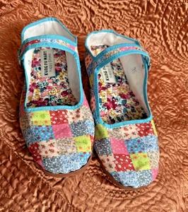 Kung Fu Mary Happy Shoes Patchwork Buckle Flats Y2K Kawaii Harajuku Japan 39 - Picture 1 of 7